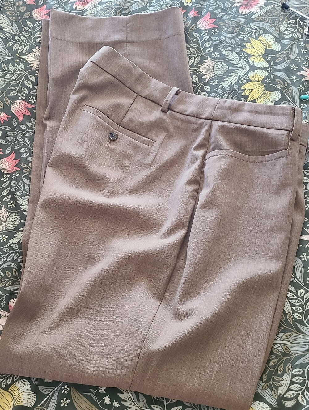 Light weight all-season Italian wool pants.